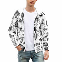 Charger l&#39;image dans la galerie, Impression d’image unique Jacket veste grande taille avec poche homme A681 personnalisé avec image logo texte motif
