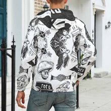 Charger l&#39;image dans la galerie, Impression d’image unique Jacket veste grande taille avec poche homme A681 personnalisé avec image logo texte motif
