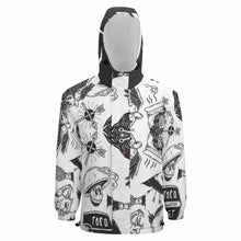 Charger l&#39;image dans la galerie, Impression d’image unique Jacket veste grande taille avec poche homme A681 personnalisé avec image logo texte motif
