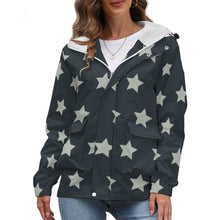 Charger l&#39;image dans la galerie, Impression d’image unique veste / jacket zippé courte polaire femme A679 personnalisé avec photo motif logo texte
