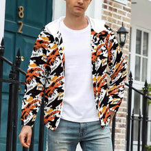 Charger l&#39;image dans la galerie, Impression d’image unique Sweat à capuche/veste grande taille homme A541 personnalisé avec texte photo logo motif
