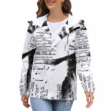 Charger l&#39;image dans la galerie, Impression d’image unique sweat à capuche / veste fine original grande taille femme dodu A541 personnalisé avec photo logo motif texte
