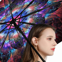 Charger l&#39;image dans la galerie, Parapluie de poche parapluie automatique à 3 volets ZYS06-8K impression intérieure personnalisée avec photos text
