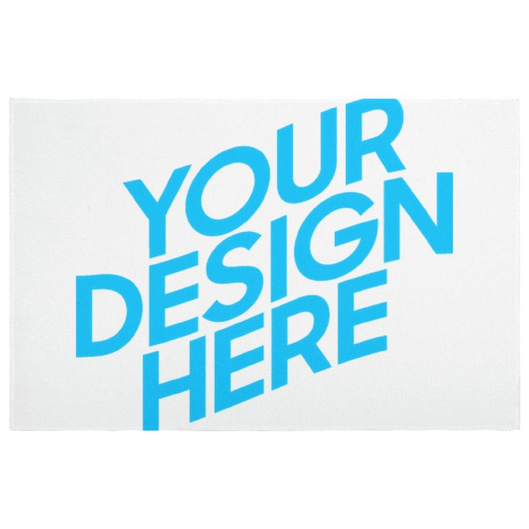 Tapis carré / carreaux laine de la maison / salon personnalisé avec motif photo logo texte