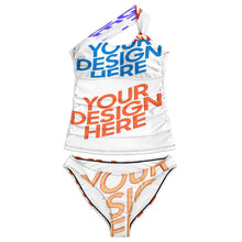 Charger l&#39;image dans la galerie, 2024 nouvelle Maillot de bain tankini pour femmes ensemble 2 pièces SDS2002 personnalisée avec prénom motif texte (conception multi-images)
