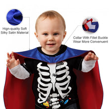 Charger l&#39;image dans la galerie, Cape d&#39;Halloween enfant FS0821000 impession personnalisée avec photo texte logo motif
