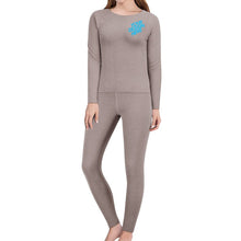 Charger l&#39;image dans la galerie, Sous-vêtement thermique femme sous-vêtement fonctionnel ensemble BR001 shirt pantalon personnalisé avec photo texte prénom
