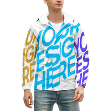 Charger l&#39;image dans la galerie, Impression des multi-images veste polaire homme grande taille A679 personnalisé avec photo motif logo texte
