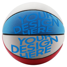 Charger l&#39;image dans la galerie, Impression d’image unique Basketball en cuir JJ0526003 sport personnalisée avec logo photo motif texte
