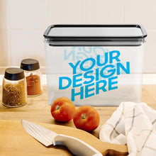 Charger l&#39;image dans la galerie, Boîte alimentaire de rangement Scellée en Plastique personnalisée avec photo logo motif texte
