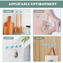 Charger l&#39;image dans la galerie, Crochet adhésif circulaire / Crochet rond en plastique mural tableau personnalisé avec photo image logo motif texte (impression 10 images différentes)
