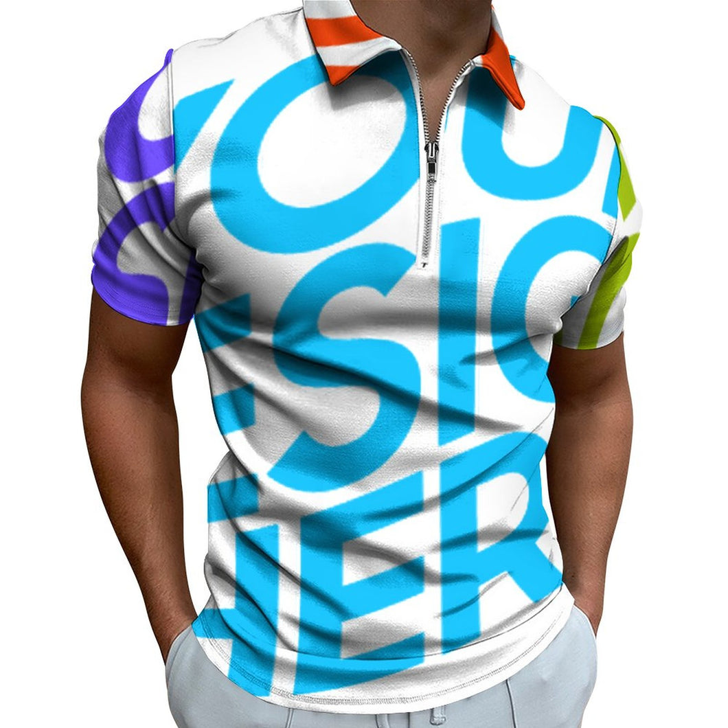 Polo chemise à manches courtes homme B470 personnalisé avec photos motif texte logo (impression des multi-images)