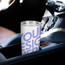 Charger l&#39;image dans la galerie, Tasse de voiture entièrement imprimée en acier inoxydable 304 tasse de voyage avec couvercle personnalisé avec photos motif texte
