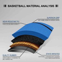 Charger l&#39;image dans la galerie, Impression d’image unique Basketball en cuir JJ0526003 sport personnalisée avec logo photo motif texte
