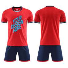 Charger l&#39;image dans la galerie, Maillot de foot / uniforme de football adulte JG6319 Personnalisé avec des chiffres et des lettres
