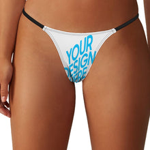 Charger l&#39;image dans la galerie, String Slip Femme Sexy Moderne D42 Personnalisé Avec Photo Texte Motif Logo (Impression Complète Une Image)
