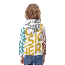 Charger l&#39;image dans la galerie, Hoodie imprimé / Sweat à capuche pour enfants personnalisé avec photo texte logo (impression des multi-images)
