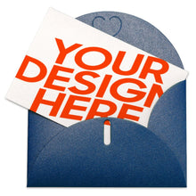 Charger l&#39;image dans la galerie, Carte de voeux / Carte postale horizontale personnalisée avec photo texte logo motif
