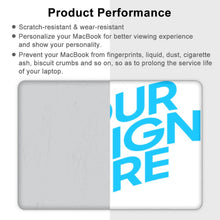 Charger l&#39;image dans la galerie, Coque de protection Apple Macbook Air Pro 13 impression personnalisée avec photo texte motif logo
