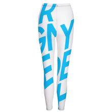 Charger l&#39;image dans la galerie, Legging pantalon chic sport femme NZ205 personnalisé avec photo motif texte logo (impression d&#39;image unique)
