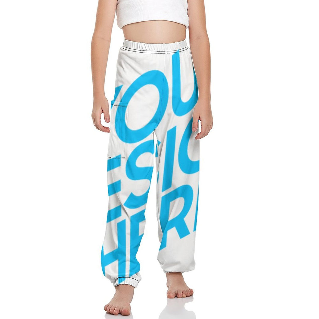 Pantalon décontracté enfants NT204 Personnalisé avec photo et texte (serrer le pied pantalon)