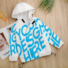 Charger l&#39;image dans la galerie, Impression d’image unique sweat à capuche / veste enfant personnalisé avec photo logo motif texte
