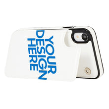 Charger l&#39;image dans la galerie, Coque en cuir à rabat Apple Iphone XR impression personnalisé avec logo photo motif texte
