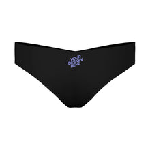 Charger l&#39;image dans la galerie, Culotte Traceless Confortable Respirant / Sous-vêtement Taille Basse pour Femme WH005 Personnalisé Impression au Milieu Une Image avec Motif Texte Photo
