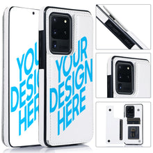 Charger l&#39;image dans la galerie, Coque Housse Flip TPU Cuir Samsung S20 Ultra personnalisée avec photo
