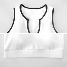 Charger l&#39;image dans la galerie, Soutien-gorge de sport femme yoga crop top push up top YJ053 personnalisé avec photo texte logo (conception une image)
