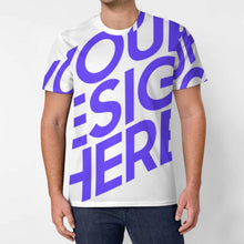 Charger l&#39;image dans la galerie, T-shirt tee shirt homme imprimé allover OMDT01 personnalisé avec photo texte prénom (conception une image)
