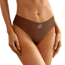 Charger l&#39;image dans la galerie, Culotte Traceless Confortable Respirant / Sous-vêtement Taille Basse pour Femme WH005 Personnalisé Impression au Milieu Une Image avec Motif Texte Photo
