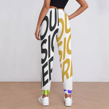 Charger l&#39;image dans la galerie, Pantalon de jogging survêtement femme chic personnalisé avec photo logo motif texte (impression multi-images)
