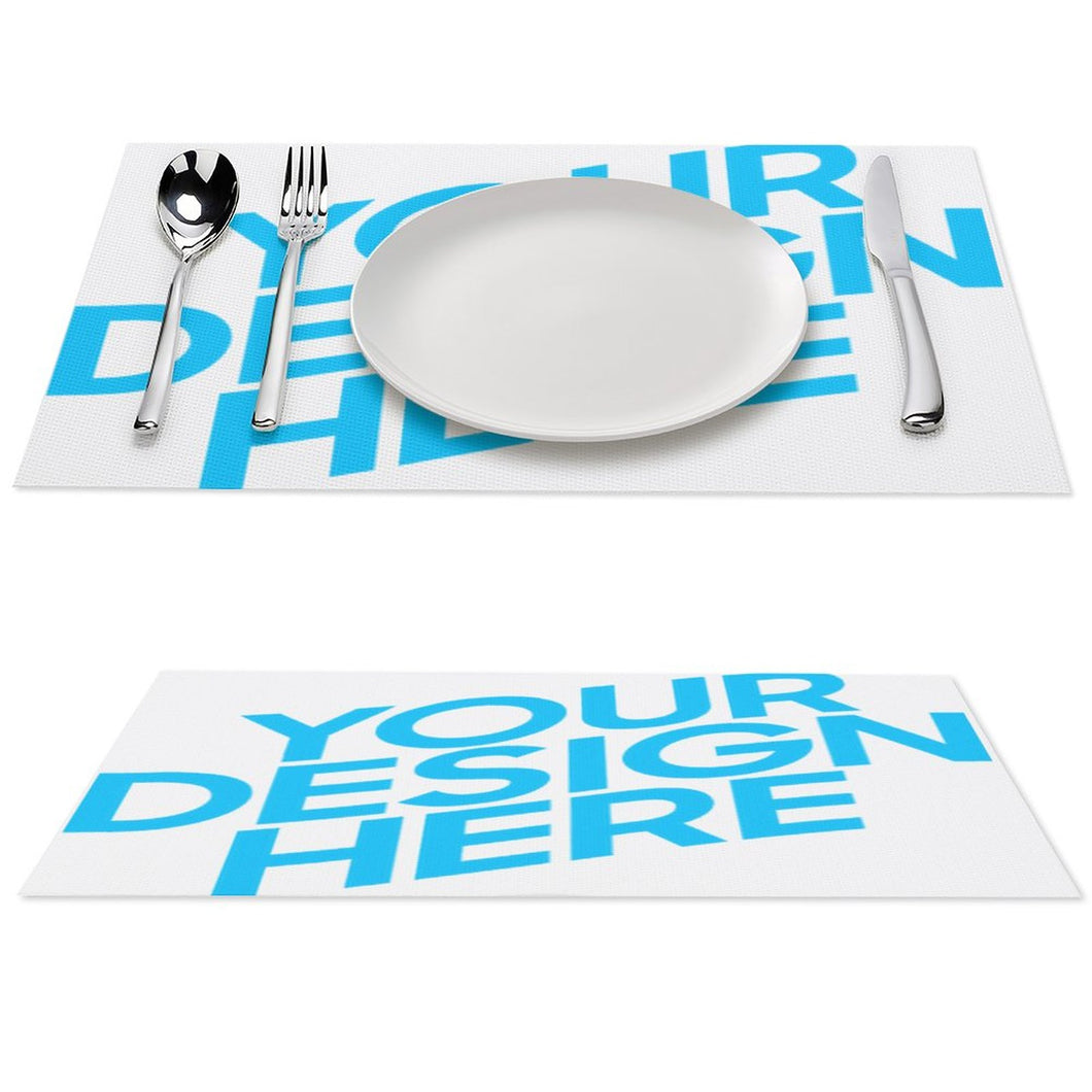 Set de table PVC original personnalisé avec motif photo logo texte