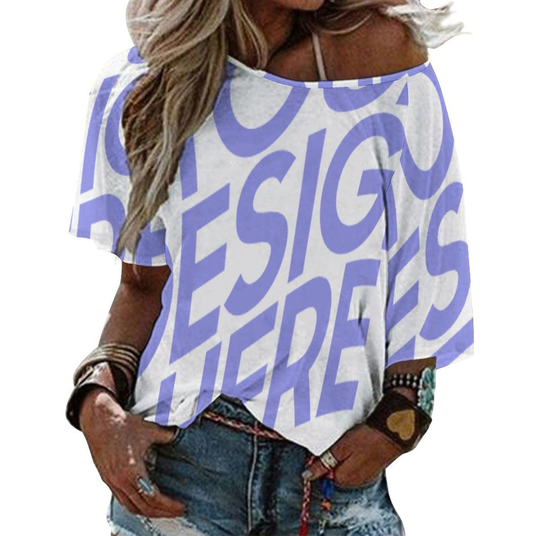 Chemise à manches courtes T-shirt tee shirt 1/2 manche BAT personnalisé avec photo logo texte motif (impression d’image unique)