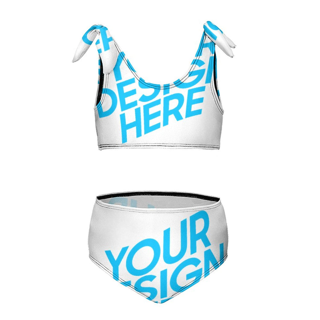 Maillot de bain deux pièces enfant fille à la mode NT022 personnalisé avec photo motif logo texte