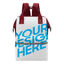 Charger l&#39;image dans la galerie, Sac à dos momie étanche personnalisé avec prénom photo texte logo
