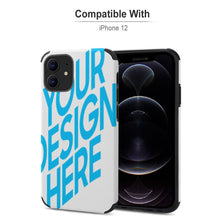 Charger l&#39;image dans la galerie, Coque/étui/housse de téléphone en cuir fibre Apple série 12/12 mini/12 pro/12 pro max impression personnalisé avec logo motif image texte
