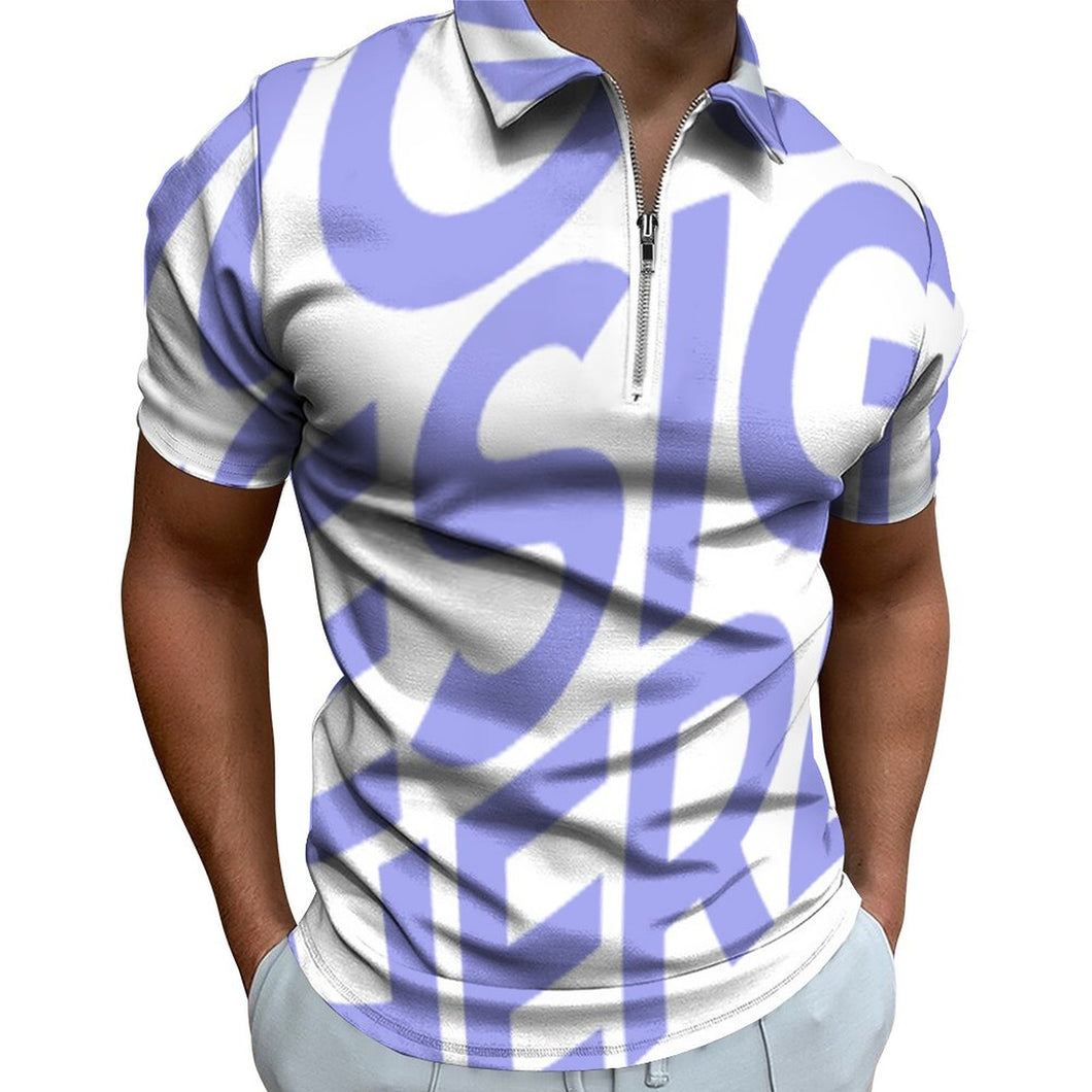 Polo chemise à manches courtes homme B470 personnalisé avec photo image (impression d'image unique)