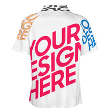 Charger l&#39;image dans la galerie, Polo chemise fonctionnelle homme manches courtes sport ultra-léger avec zip LTPL20 personnalisé avec texte motif photo (conception multi-images)
