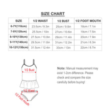 Charger l&#39;image dans la galerie, Maillot de bain tankini fille à volants NT024 design et personnalisé avec votre photo ou texte
