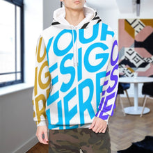 Charger l&#39;image dans la galerie, Sweat à capuche polaire homme FS0816072 Personnalisé avec photo et image (Conception multi-images)
