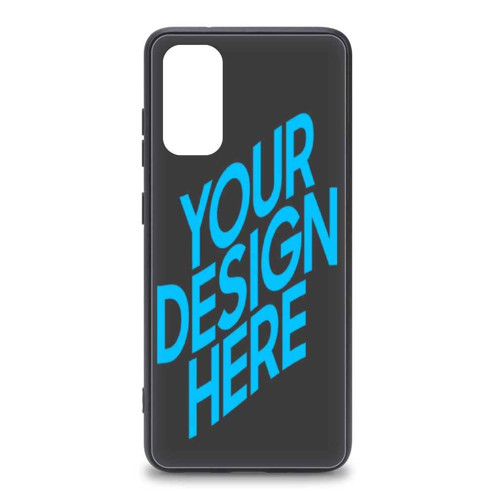 Coque en Verre trempé Samsung S20 / S20 Plus / S20 Ultra impression personnalisée avec photo texte logo motif