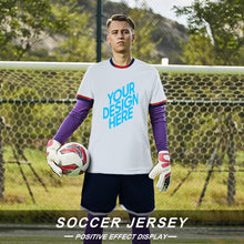 Charger l&#39;image dans la galerie, Maillot de foot / uniforme de football adulte JG6319 Personnalisé avec des chiffres et des lettres
