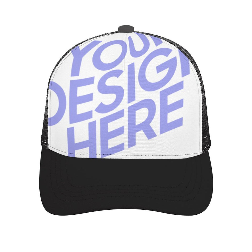 Casquette de baseball en filet Adulte FS0809063 impression personnalisée avec image logo motif texte