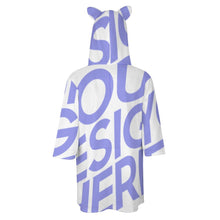 Charger l&#39;image dans la galerie, Hoodie Sweat Pull à capuche à manches 3/4 femmes personnalisé avec photo logo texte motif (impression d&#39;image unique)
