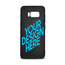 Charger l&#39;image dans la galerie, Coque TPU Verre Noir Samsung S8 personalisée avec photo
