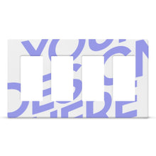 Charger l&#39;image dans la galerie, Panneau de commutation amovible personnalisé avec photo logo texte motif
