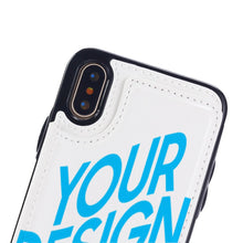 Charger l&#39;image dans la galerie, Coque/Housse en cuir de portable Etui Portefeuille à Rabat 3C0705068 iPhone X/XS  impression personnalisé avec image logo motif texte
