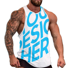 Charger l&#39;image dans la galerie, Tank Top chemise sans manches Débardeur homme BKREV1 personnalisé avec photo logo texte motif (impression d&#39;image unique)
